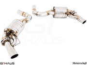Premium exhaust system for Mercedes-Benz C217 S-Class Coupe S63, featuring stainless steel construction and enhanced performance.