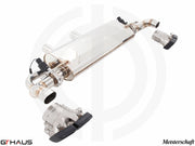 Premium exhaust system for Mercedes-Benz GLE450/43 AMG, featuring stainless steel construction and electronic valve control.