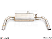 Premium Meisterschaft exhaust system for Mercedes-Benz H247 GLA 45 AMG GEN 2, featuring stainless steel construction and enhanced performance.