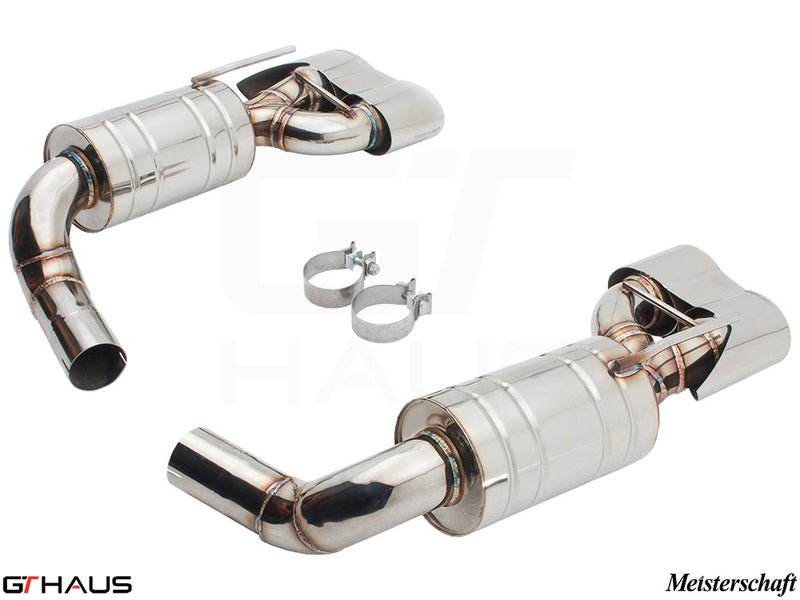 Premium Meisterschaft exhaust system for Mercedes-Benz R230 SL-Class SL500, enhancing performance and sound.