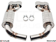 Premium performance exhaust system for Mercedes-Benz R230 SL-Class SL500, featuring stainless steel construction and enhanced sound.