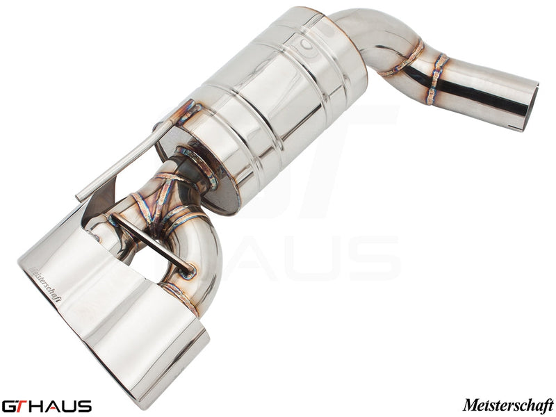 Premium stainless steel exhaust system for Mercedes-Benz R230 SL-Class SL55 AMG, enhancing performance and sound.