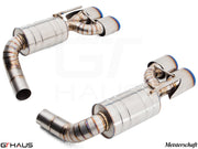 Premium exhaust system for Mercedes-Benz R230 SL-Class SL55 AMG, featuring stainless steel construction and enhanced performance.