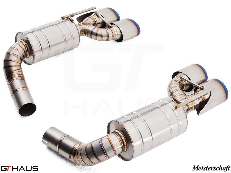 Premium exhaust system for Mercedes-Benz R230 SL-Class SL55 AMG, featuring stainless steel construction and enhanced performance.