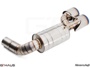 Premium performance exhaust system for Mercedes-Benz R230 SL-Class SL55 AMG, featuring stainless steel construction and advanced design.