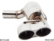 Premium exhaust system for Mercedes-Benz R230 SL65 AMG V12 Bi-turbo, enhancing performance and sound.