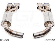 Premium exhaust system for Mercedes-Benz R230 SL65 AMG, enhancing performance with stainless steel construction.
