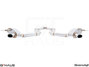 Premium exhaust system for Mercedes-Benz R231 SL-Class SL400 V6 Turbo, featuring stainless steel construction and enhanced performance.