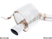 Premium stainless steel exhaust system for Mercedes-Benz R231 SL-Class SL500/550, enhancing performance and sound.
