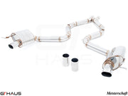 Premium exhaust system for Mercedes-Benz R231 SL63 AMG V8, enhancing performance and sound with stainless steel construction.