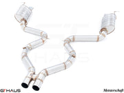 Premium stainless steel exhaust system for Mercedes-Benz R231 SL-Class SL65 AMG, enhancing performance and sound.