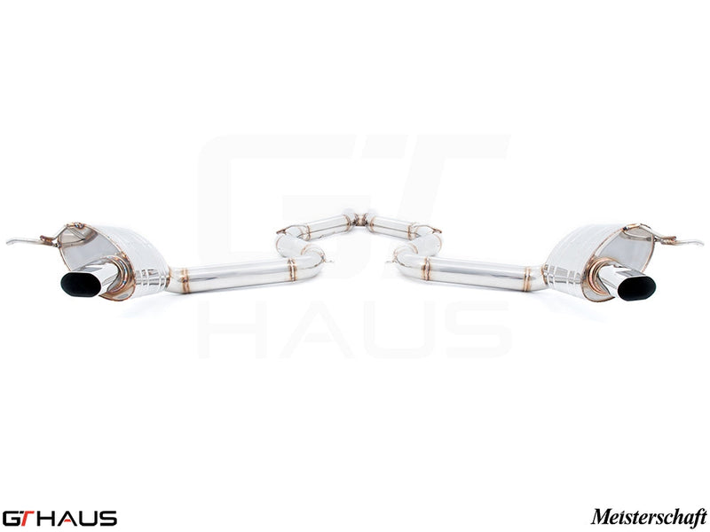 Premium performance exhaust system for Mercedes-Benz R231 SL-Class SL65 AMG, featuring stainless steel construction and sleek design.