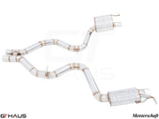 Premium stainless steel exhaust system for 2013+ Mercedes-Benz R231 SL65 AMG, enhancing performance and sound.