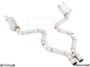 Premium stainless steel exhaust system for Mercedes-Benz R231 SL65 AMG, enhancing performance and sound.