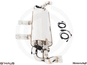 Premium stainless steel exhaust system for Mercedes-Benz W166 GLE-Class, featuring electronic valve control and AMG compatibility.