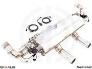 Premium exhaust system for Mercedes-Benz W166 GLE-Class, featuring stainless steel construction and electronic valve control.
