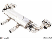 Premium stainless steel exhaust system for Mercedes-Benz W166 ML500/550 V8 Bi-turbo, enhancing performance and sound.