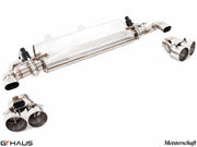 Premium exhaust system for Mercedes-Benz W167 GLE 53 AMG, featuring stainless steel construction and electronic valve control.