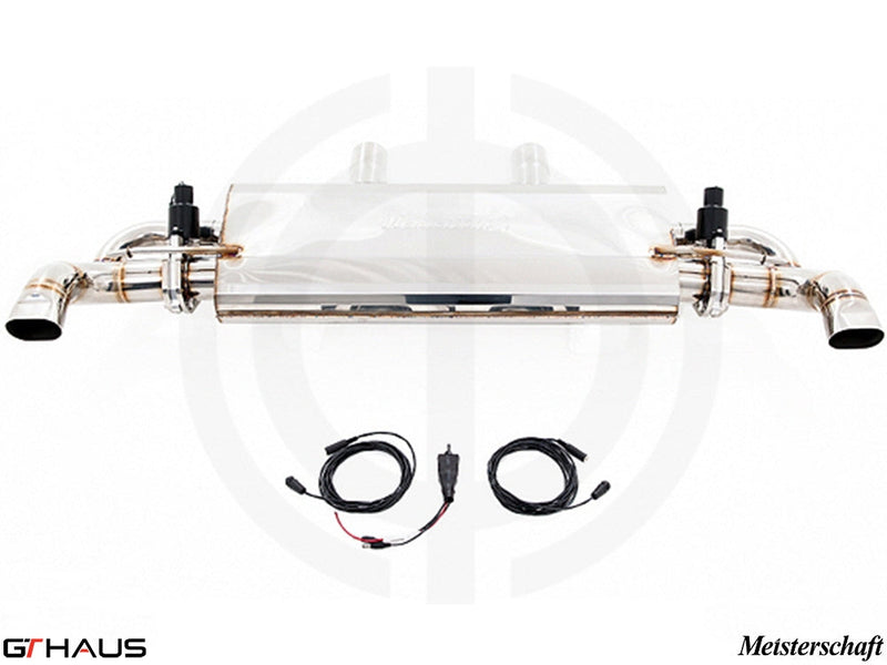 Premium performance exhaust system for Mercedes-Benz W167 GLE 53 AMG, featuring stainless steel construction and electronic valve control.