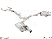 Premium stainless steel exhaust system for Mercedes-Benz W205 C-Sedan C400/450/43 AMG, enhancing performance and sound.