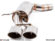 Premium stainless steel exhaust system for Mercedes-Benz W211 E-Class E320/E350 V6 models, enhancing performance and sound.