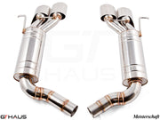 Premium stainless steel exhaust system for Mercedes-Benz W211 E-Class E320/E350 V6 models, enhancing performance and sound.