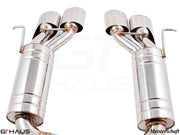 Premium exhaust system for Mercedes-Benz W211 E-Class E320/E350 V6 models, enhancing performance and sound.