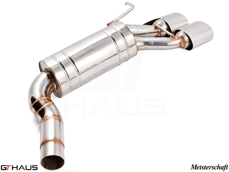Premium stainless steel exhaust system for Mercedes-Benz W211 E-Class E320/E350 V6 models, enhancing performance and sound.
