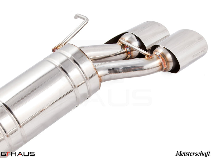 Premium stainless steel exhaust system for Mercedes-Benz W211 E-Class E320/E350 V6 models, enhancing performance and sound.