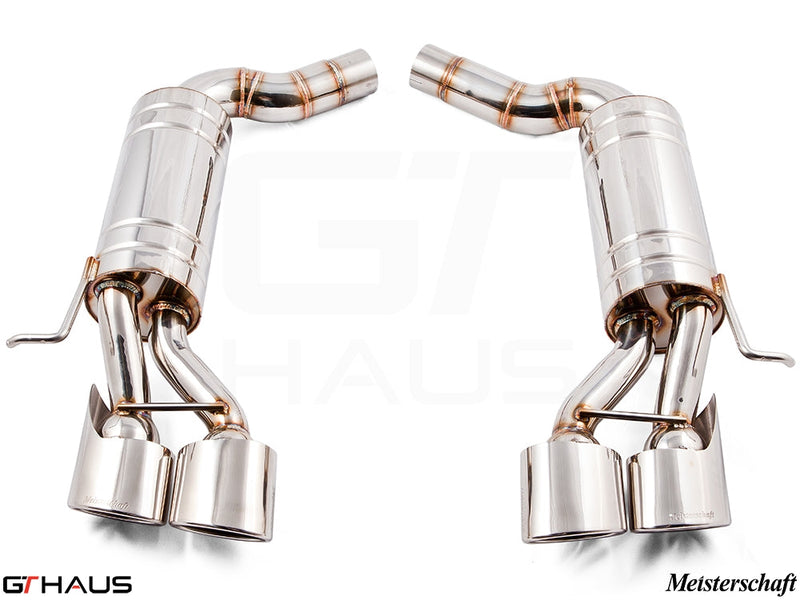 Premium exhaust system for Mercedes-Benz W211 E-Class E320/E350 V6 models, enhancing performance and sound.