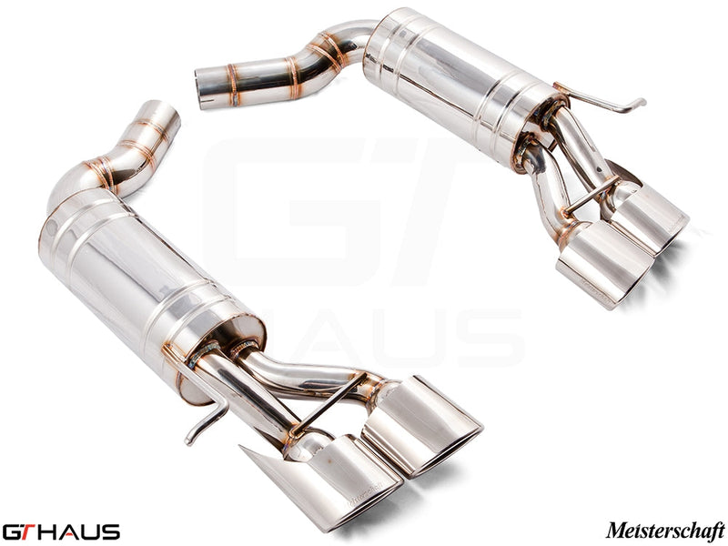 Premium exhaust system for Mercedes-Benz W211 E-Class E320/E350 V6 models, enhancing performance and sound.