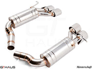 Premium stainless steel exhaust system for Mercedes-Benz W211 E-Class E320/E350 V6 models, enhancing performance and sound.