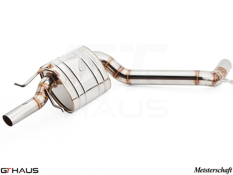 Premium stainless steel exhaust system for Mercedes-Benz W212 E-Class E350/E400 models, enhancing performance and sound.