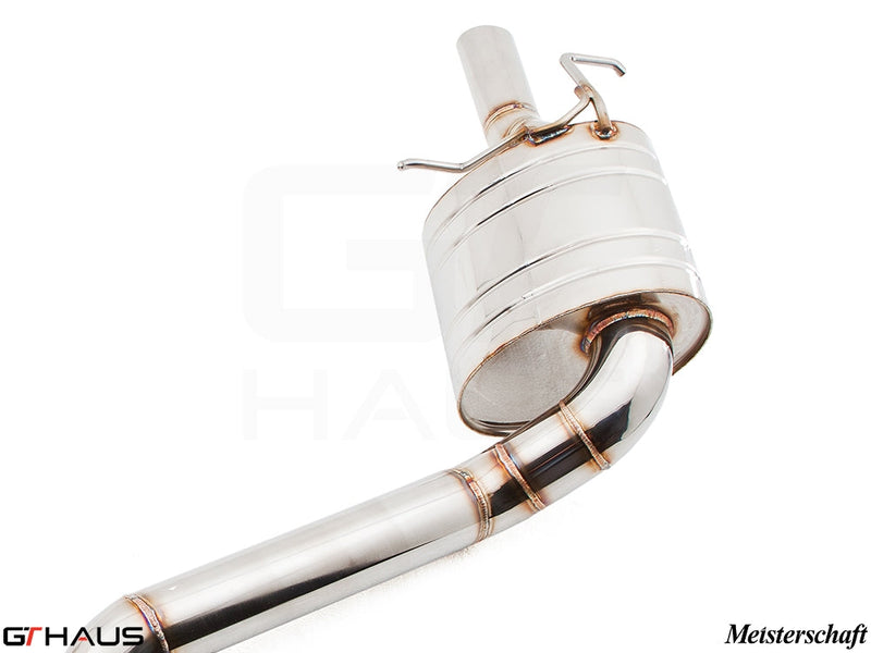 Premium exhaust system for Mercedes-Benz W212 E-Class E350/E400 models, featuring stainless steel construction and precision design.
