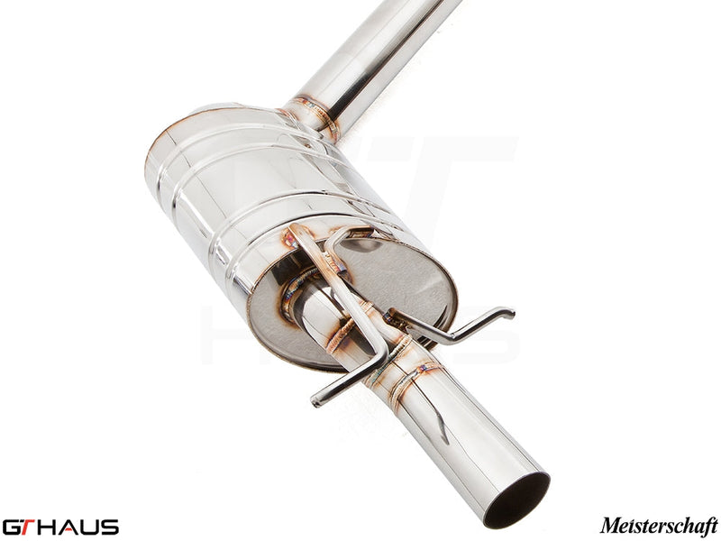 Premium stainless steel exhaust system for Mercedes-Benz W212 E-Class E550 V8 models, designed for enhanced performance.