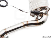 Premium exhaust system for Mercedes-Benz W212 E-Class E63 AMG V8, featuring stainless steel construction and electronic valve control.