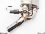 Premium exhaust system for Mercedes-Benz W216 CL-Class Coupe CL550 V8 Bi-turbo featuring electronic valve control.