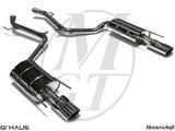 Premium Meisterschaft exhaust system for Mercedes-Benz W216 CL-Class Coupe CL550 V8, enhancing performance and sound.