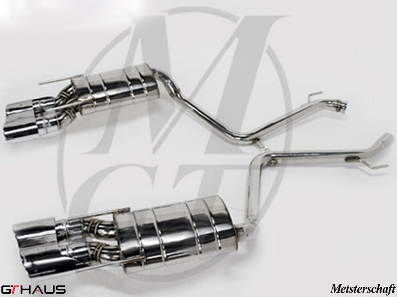 Premium exhaust system for Mercedes-Benz W216 CL-Class Coupe CL550 V8, featuring stainless steel construction and enhanced performance.