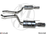 Premium stainless steel exhaust system for Mercedes-Benz W216 CL-Class Coupe CL600 V12, enhancing performance and sound.