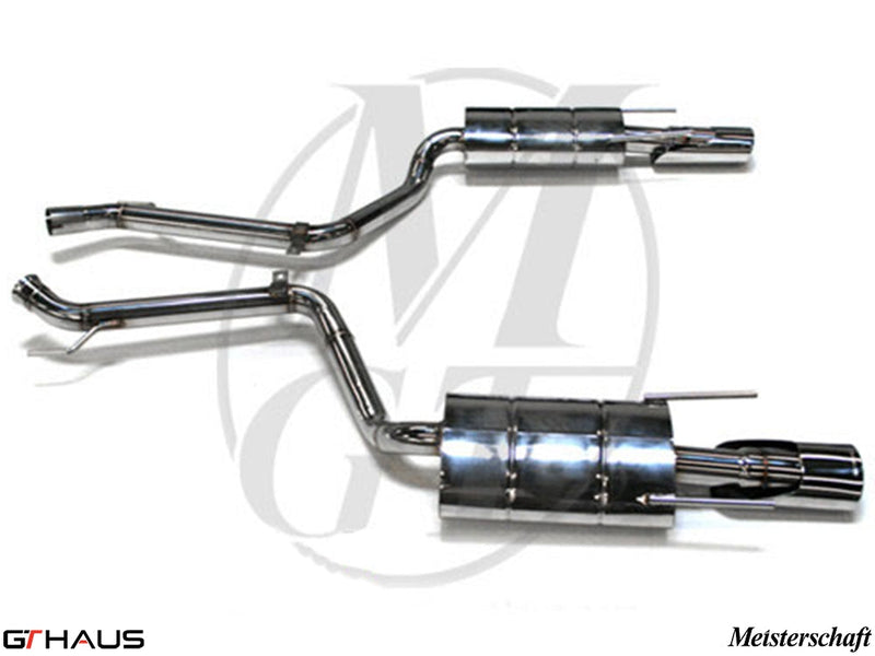 Premium stainless steel exhaust system for Mercedes-Benz W216 CL-Class Coupe CL600 V12, enhancing performance and sound.