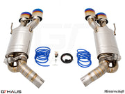 Premium exhaust system for Mercedes-Benz W216 CL-Class Coupe CL600 V12, featuring stainless steel construction and electronic valve control.