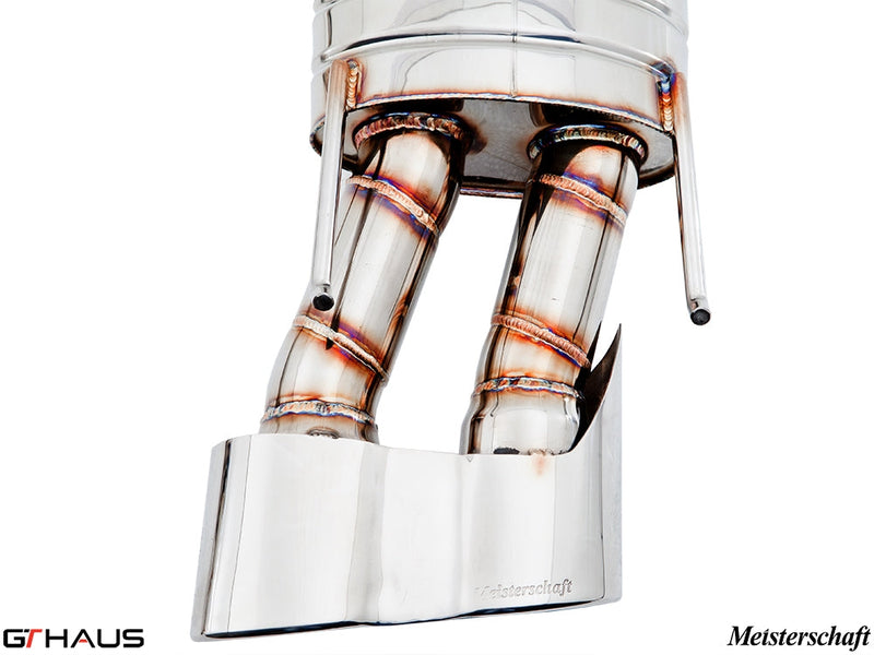 Premium exhaust system for Mercedes-Benz W216 CL-Class Coupe CL63 AMG, featuring high-quality stainless steel construction.