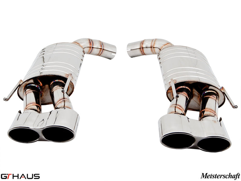 Premium exhaust system for Mercedes-Benz W216 CL-Class Coupe CL63 AMG, enhancing performance and sound.
