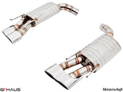 Premium exhaust system for Mercedes-Benz W216 CL-Class Coupe CL63 AMG, enhancing performance and sound.