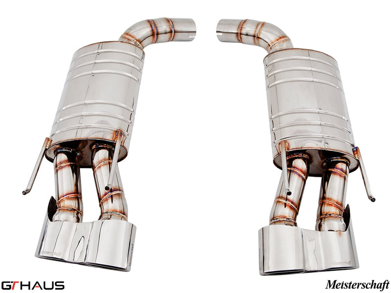 Premium stainless steel exhaust system for Mercedes-Benz W216 CL-Class Coupe CL65 AMG, enhancing performance and sound.