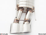 Premium exhaust system for Mercedes-Benz W216 CL-Class Coupe CL65 AMG, featuring high-quality stainless steel construction.