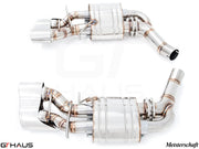 Premium stainless steel exhaust system for Mercedes-Benz W218 CLS-Class CLS350, enhancing performance and sound.