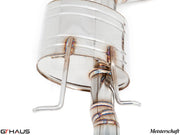Premium exhaust system for Mercedes-Benz W218 CLS-Class CLS400/450 featuring high-quality stainless steel construction.