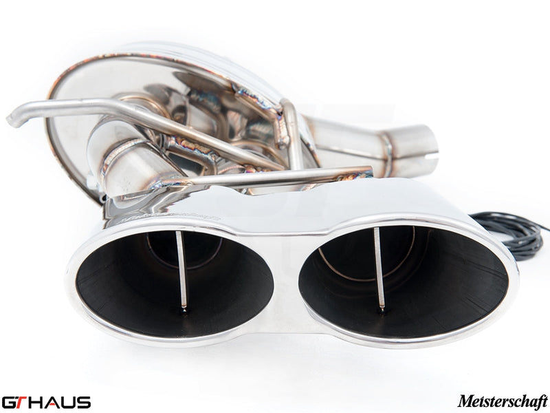 Premium stainless steel exhaust tip for Mercedes-Benz W218 CLS-Class CLS500/550, designed for enhanced performance and style.
